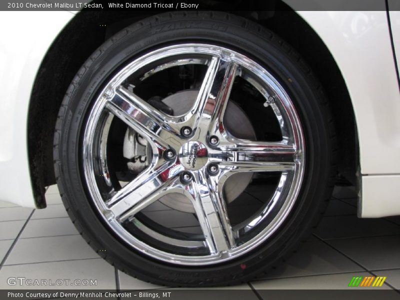 White Diamond Tricoat / Ebony 2010 Chevrolet Malibu LT Sedan