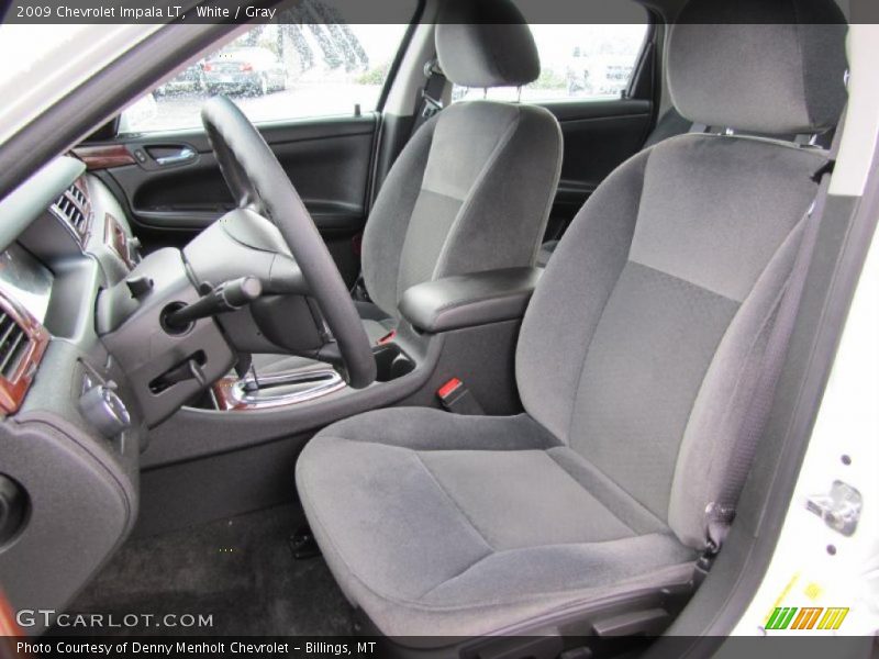White / Gray 2009 Chevrolet Impala LT