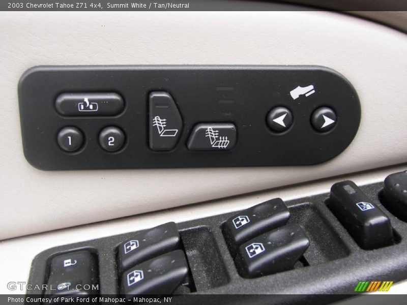 Summit White / Tan/Neutral 2003 Chevrolet Tahoe Z71 4x4