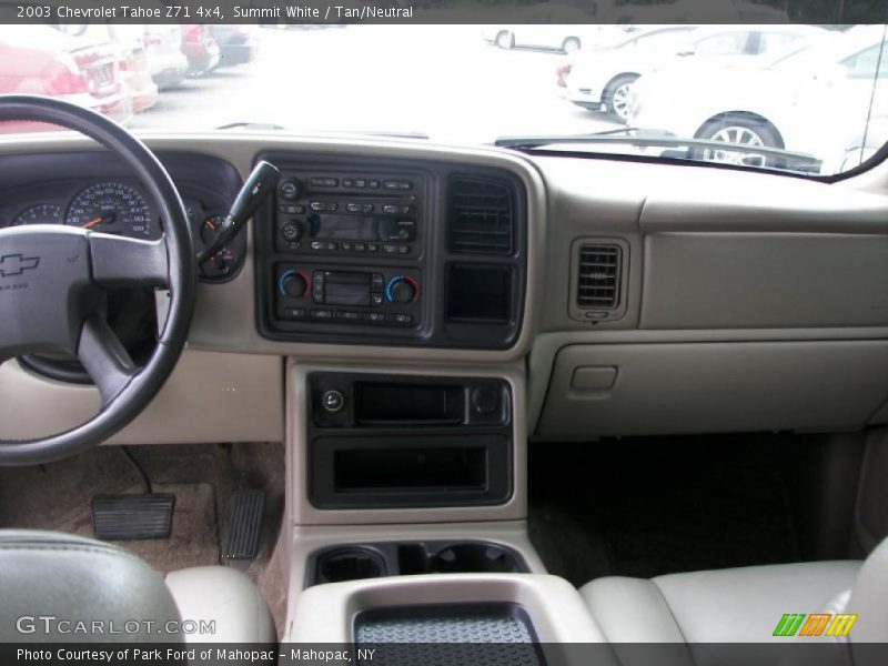 Summit White / Tan/Neutral 2003 Chevrolet Tahoe Z71 4x4