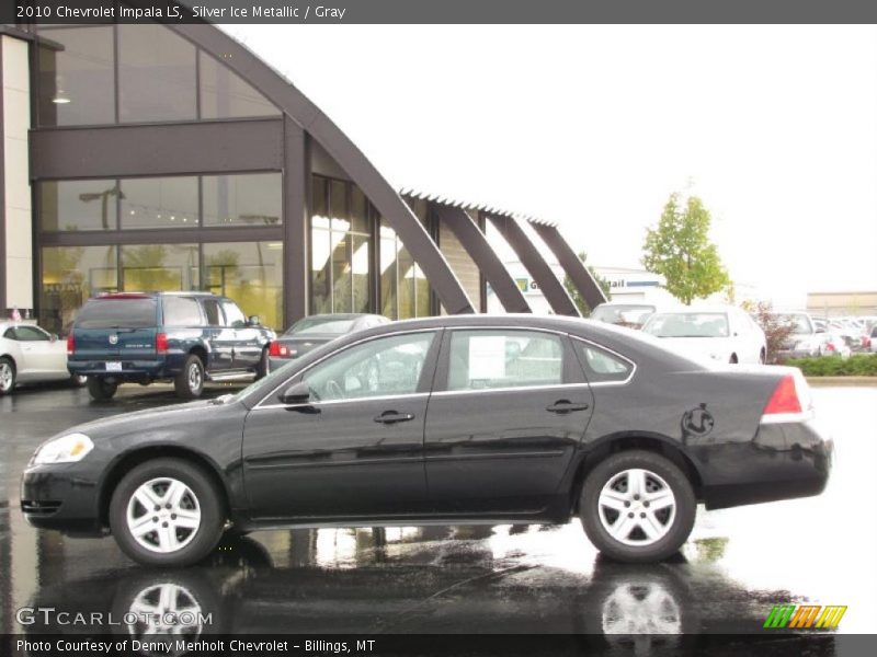 Silver Ice Metallic / Gray 2010 Chevrolet Impala LS
