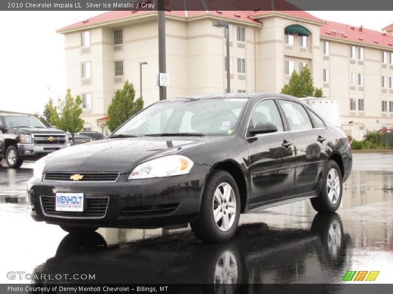 Silver Ice Metallic / Gray 2010 Chevrolet Impala LS