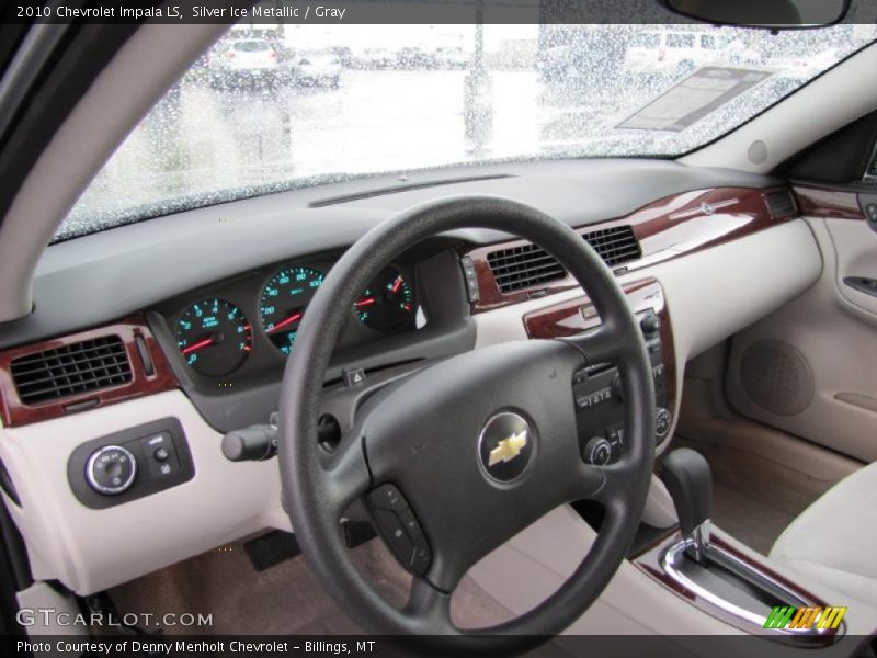 Silver Ice Metallic / Gray 2010 Chevrolet Impala LS
