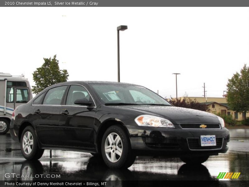 Silver Ice Metallic / Gray 2010 Chevrolet Impala LS