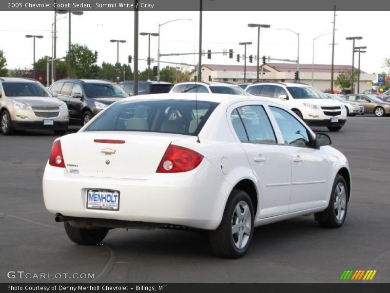 Summit White / Gray 2005 Chevrolet Cobalt Sedan