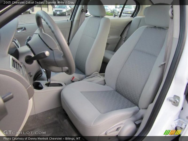 Summit White / Gray 2005 Chevrolet Cobalt Sedan