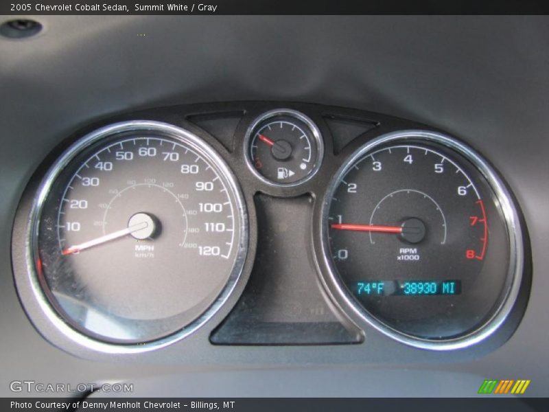 Summit White / Gray 2005 Chevrolet Cobalt Sedan