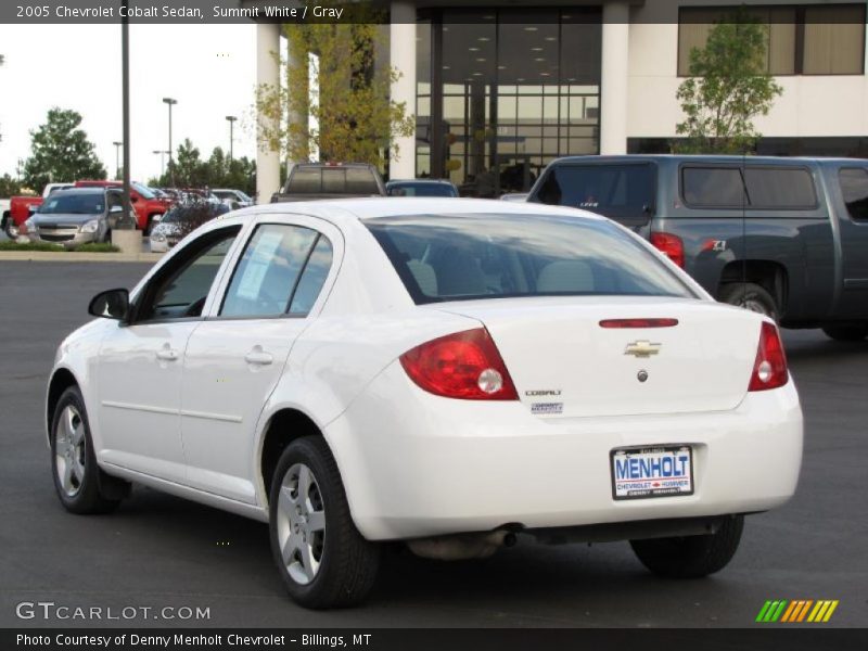 Summit White / Gray 2005 Chevrolet Cobalt Sedan