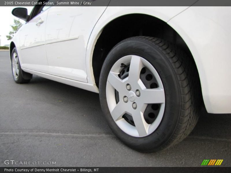Summit White / Gray 2005 Chevrolet Cobalt Sedan