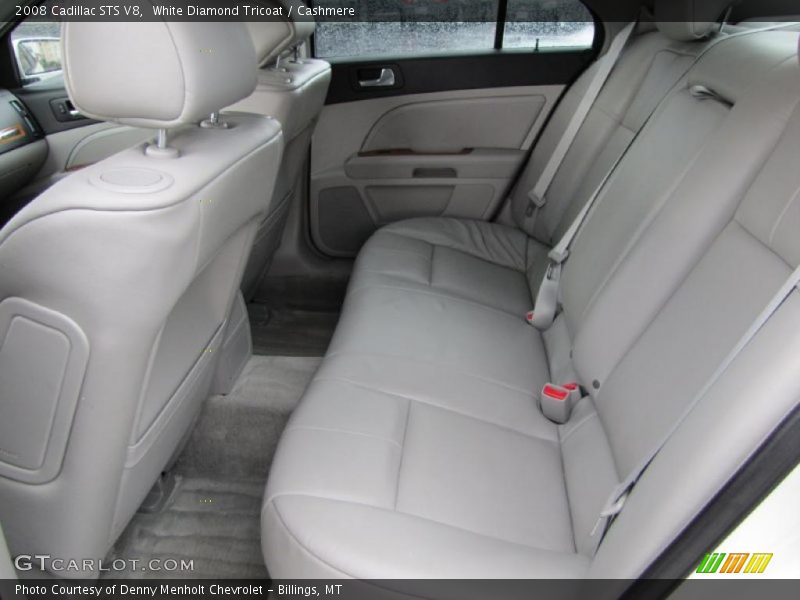 White Diamond Tricoat / Cashmere 2008 Cadillac STS V8