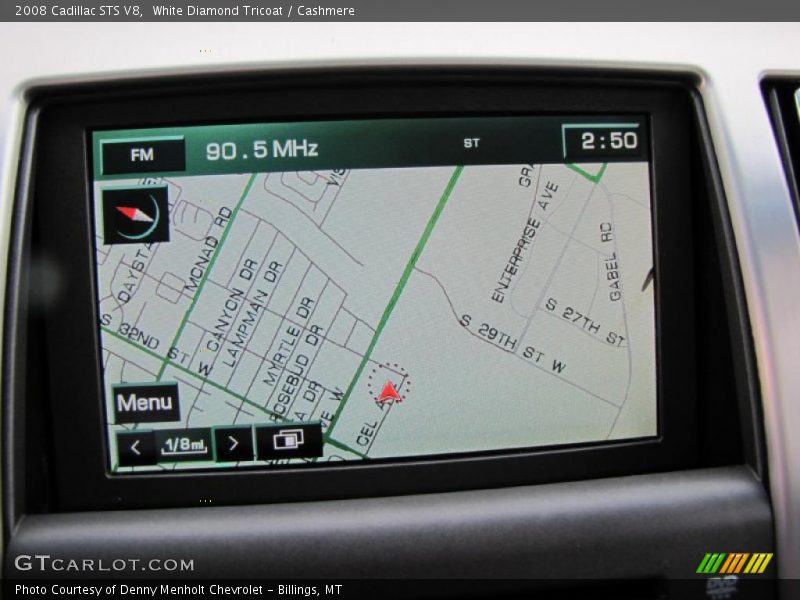 White Diamond Tricoat / Cashmere 2008 Cadillac STS V8