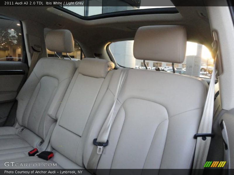 Ibis White / Light Grey 2011 Audi A3 2.0 TDI