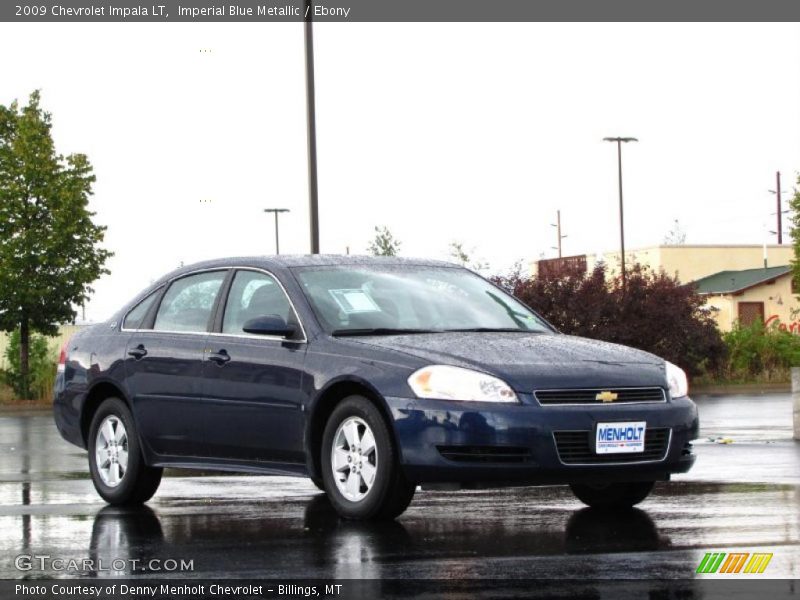 Imperial Blue Metallic / Ebony 2009 Chevrolet Impala LT