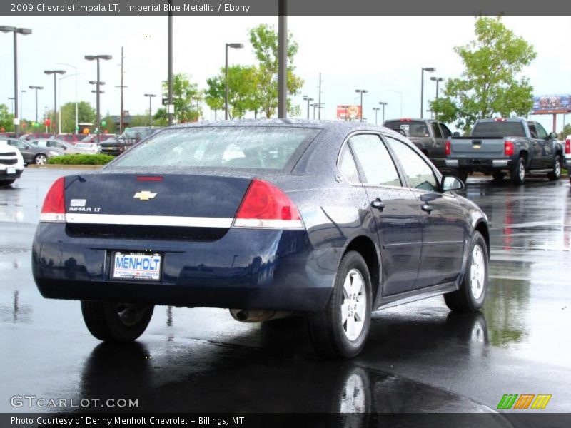 Imperial Blue Metallic / Ebony 2009 Chevrolet Impala LT