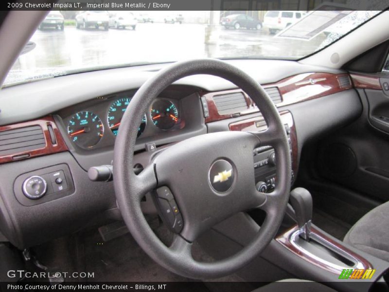 Imperial Blue Metallic / Ebony 2009 Chevrolet Impala LT