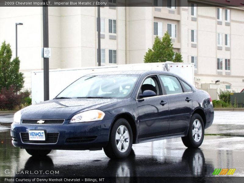 Imperial Blue Metallic / Ebony 2009 Chevrolet Impala LT