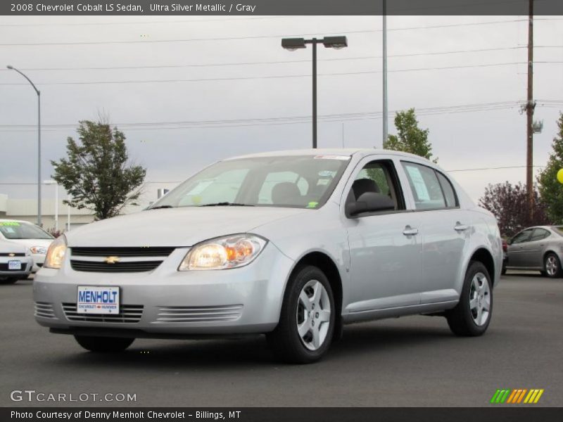 Ultra Silver Metallic / Gray 2008 Chevrolet Cobalt LS Sedan