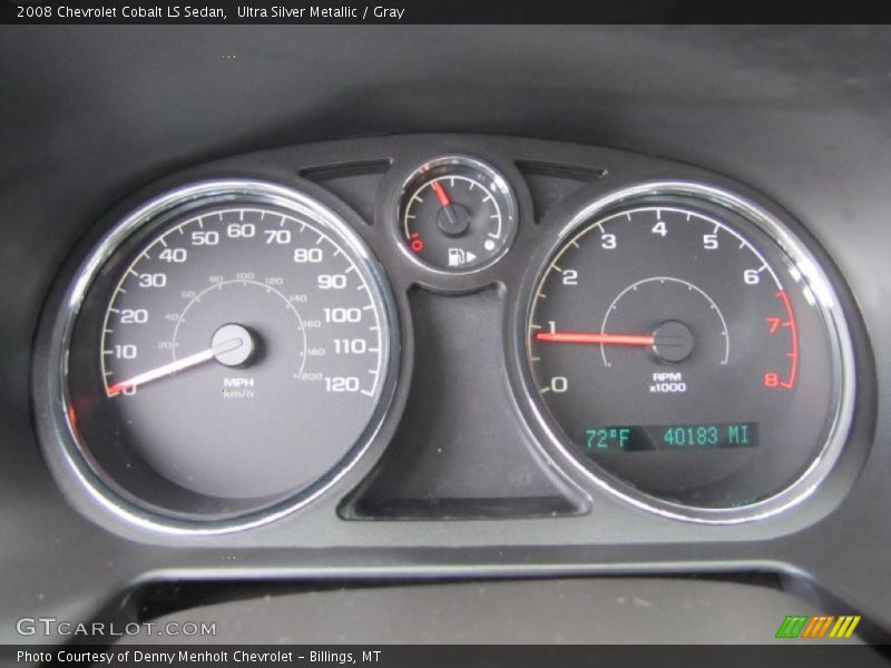 Ultra Silver Metallic / Gray 2008 Chevrolet Cobalt LS Sedan