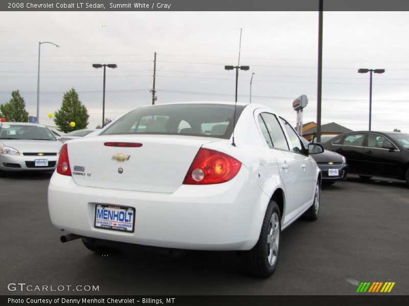 Summit White / Gray 2008 Chevrolet Cobalt LT Sedan