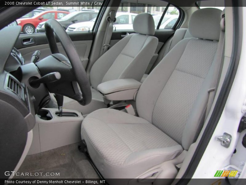 Summit White / Gray 2008 Chevrolet Cobalt LT Sedan