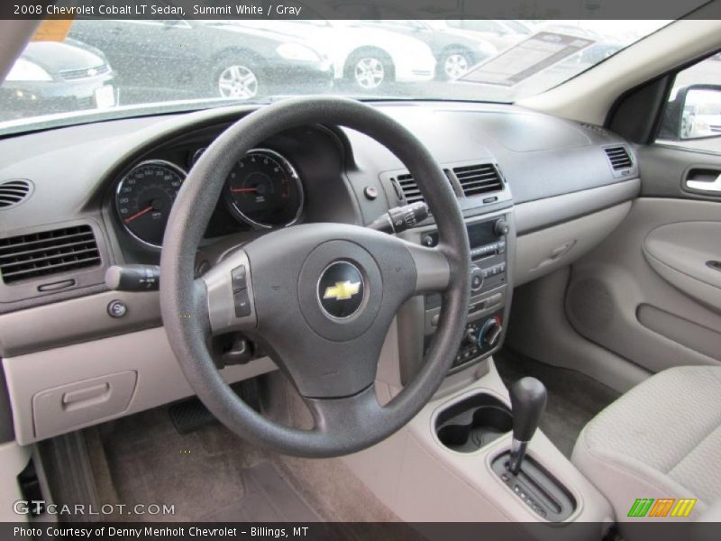 Summit White / Gray 2008 Chevrolet Cobalt LT Sedan