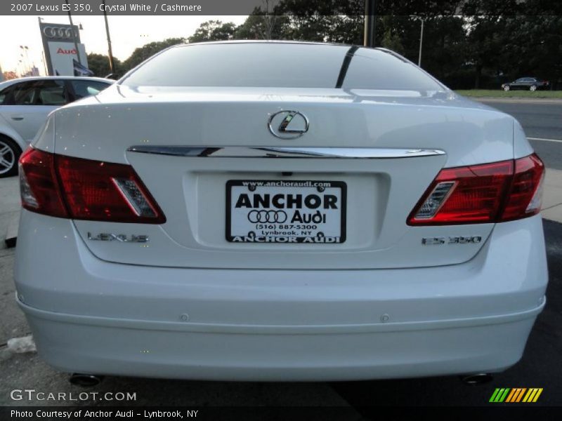 Crystal White / Cashmere 2007 Lexus ES 350