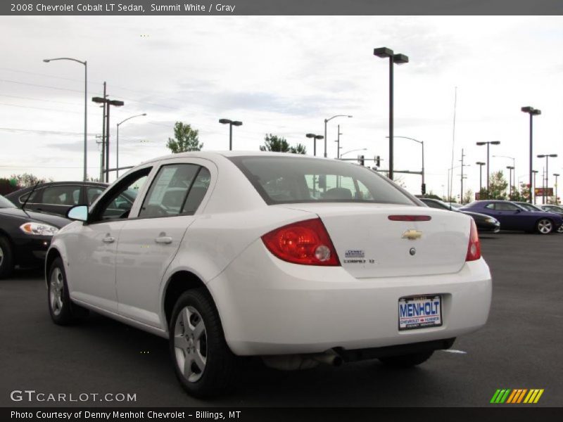 Summit White / Gray 2008 Chevrolet Cobalt LT Sedan