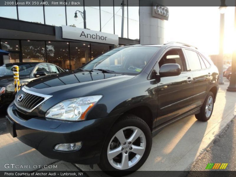 Flint Mica / Black 2008 Lexus RX 350 AWD