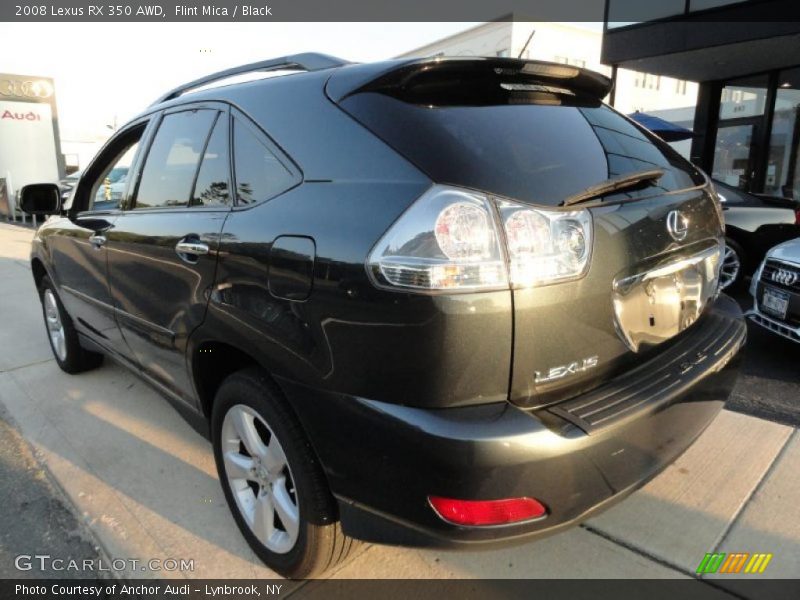 Flint Mica / Black 2008 Lexus RX 350 AWD