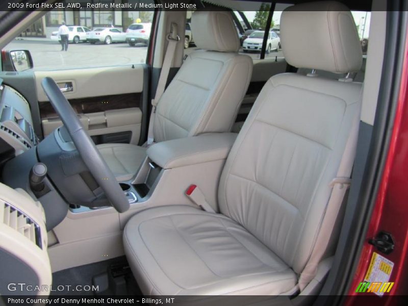 Redfire Metallic / Medium Light Stone 2009 Ford Flex SEL AWD