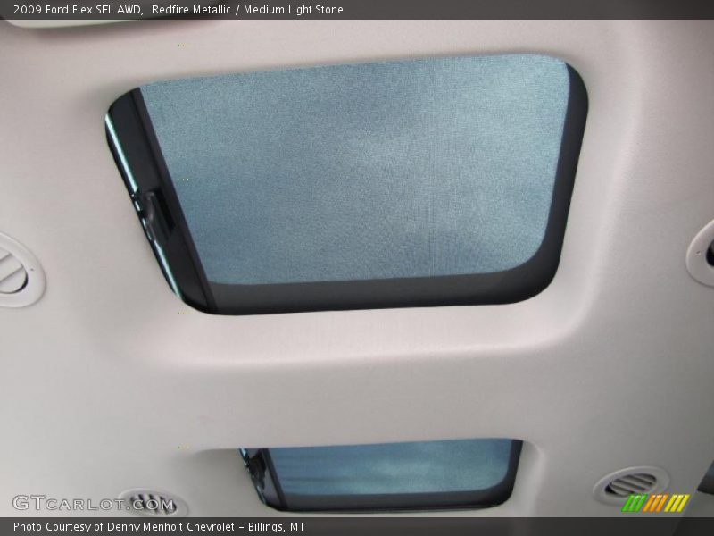 Redfire Metallic / Medium Light Stone 2009 Ford Flex SEL AWD