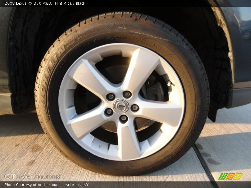 Flint Mica / Black 2008 Lexus RX 350 AWD