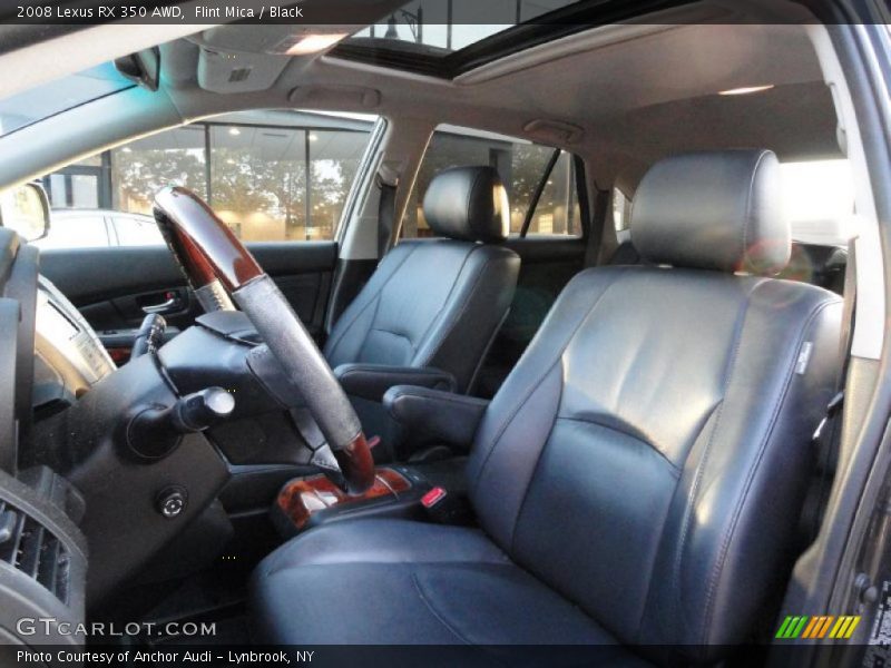 Flint Mica / Black 2008 Lexus RX 350 AWD