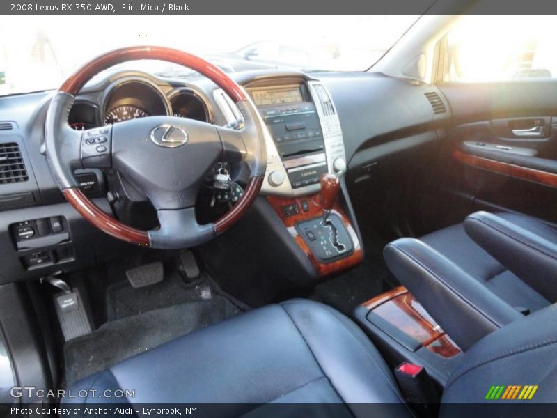 Flint Mica / Black 2008 Lexus RX 350 AWD