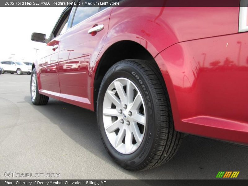 Redfire Metallic / Medium Light Stone 2009 Ford Flex SEL AWD