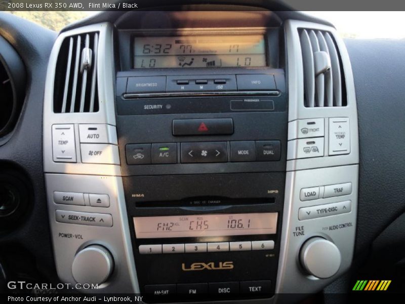 Flint Mica / Black 2008 Lexus RX 350 AWD