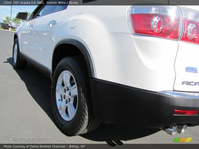 Summit White / Ebony 2008 GMC Acadia SLE AWD