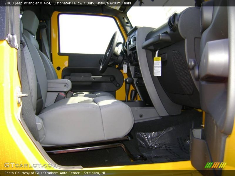 Detonator Yellow / Dark Khaki/Medium Khaki 2008 Jeep Wrangler X 4x4