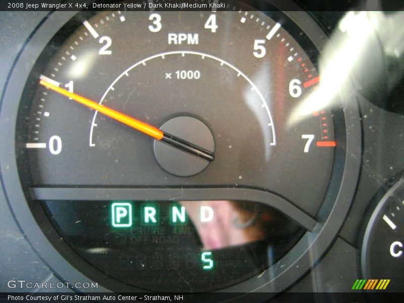 Detonator Yellow / Dark Khaki/Medium Khaki 2008 Jeep Wrangler X 4x4