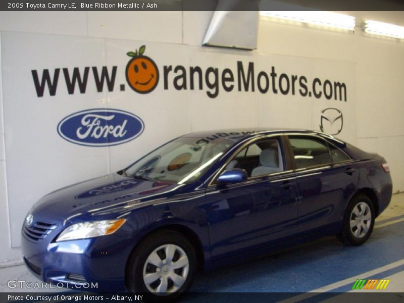 Blue Ribbon Metallic / Ash 2009 Toyota Camry LE