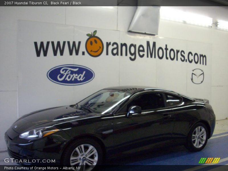 Black Pearl / Black 2007 Hyundai Tiburon GS
