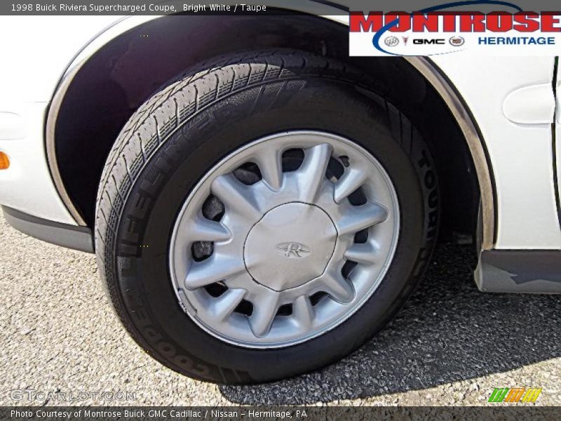 Bright White / Taupe 1998 Buick Riviera Supercharged Coupe