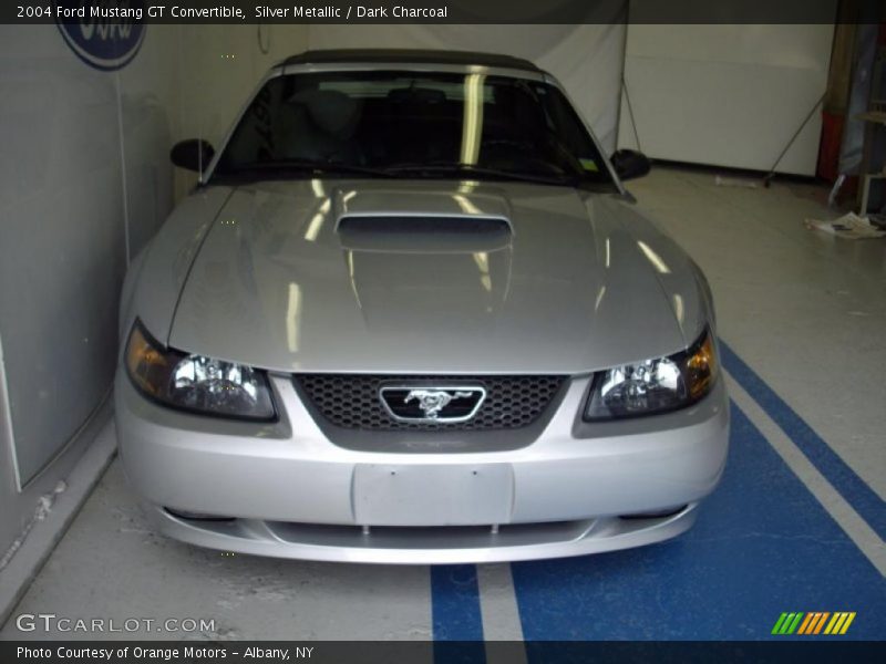 Silver Metallic / Dark Charcoal 2004 Ford Mustang GT Convertible