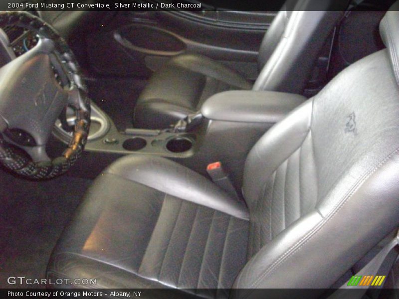 Silver Metallic / Dark Charcoal 2004 Ford Mustang GT Convertible