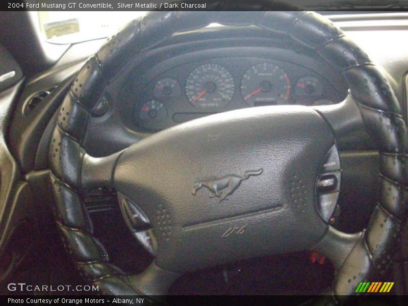 Silver Metallic / Dark Charcoal 2004 Ford Mustang GT Convertible