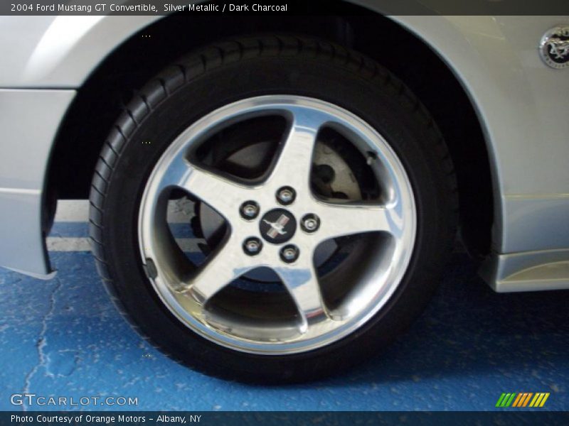 Silver Metallic / Dark Charcoal 2004 Ford Mustang GT Convertible