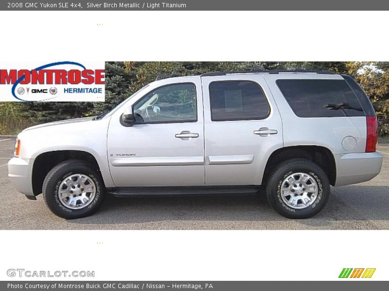 Silver Birch Metallic / Light Titanium 2008 GMC Yukon SLE 4x4