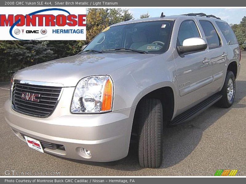 Silver Birch Metallic / Light Titanium 2008 GMC Yukon SLE 4x4