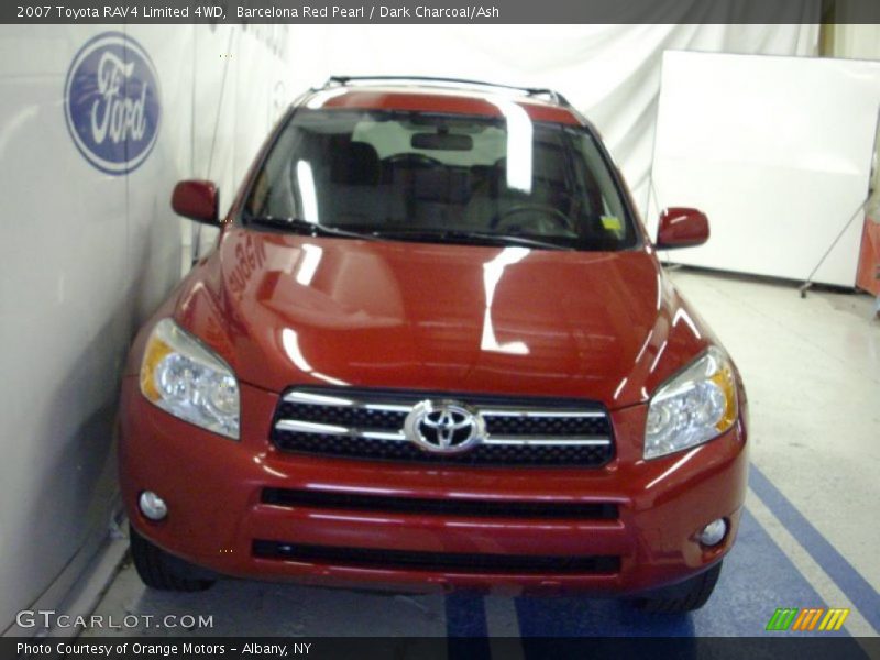 Barcelona Red Pearl / Dark Charcoal/Ash 2007 Toyota RAV4 Limited 4WD