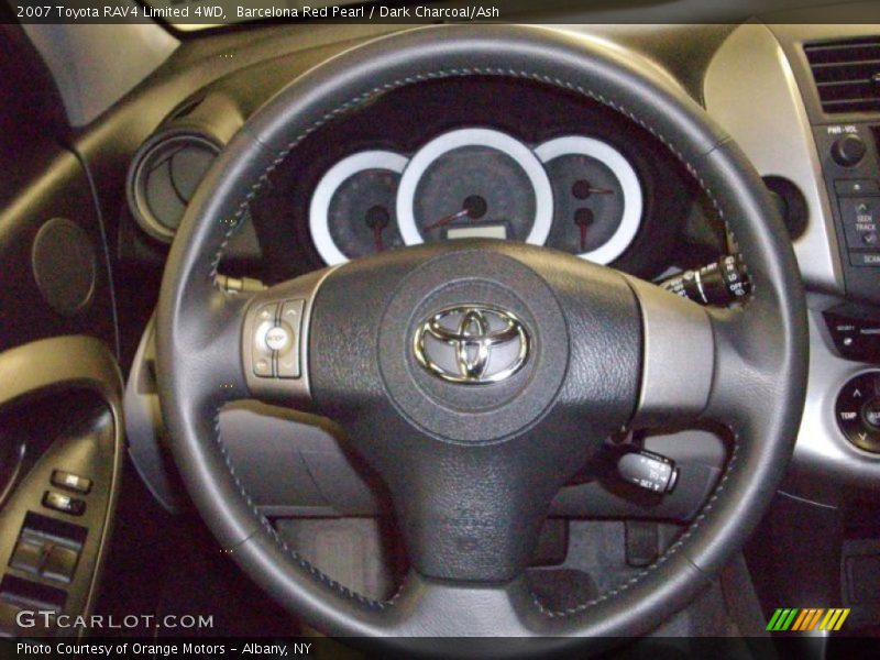 Barcelona Red Pearl / Dark Charcoal/Ash 2007 Toyota RAV4 Limited 4WD